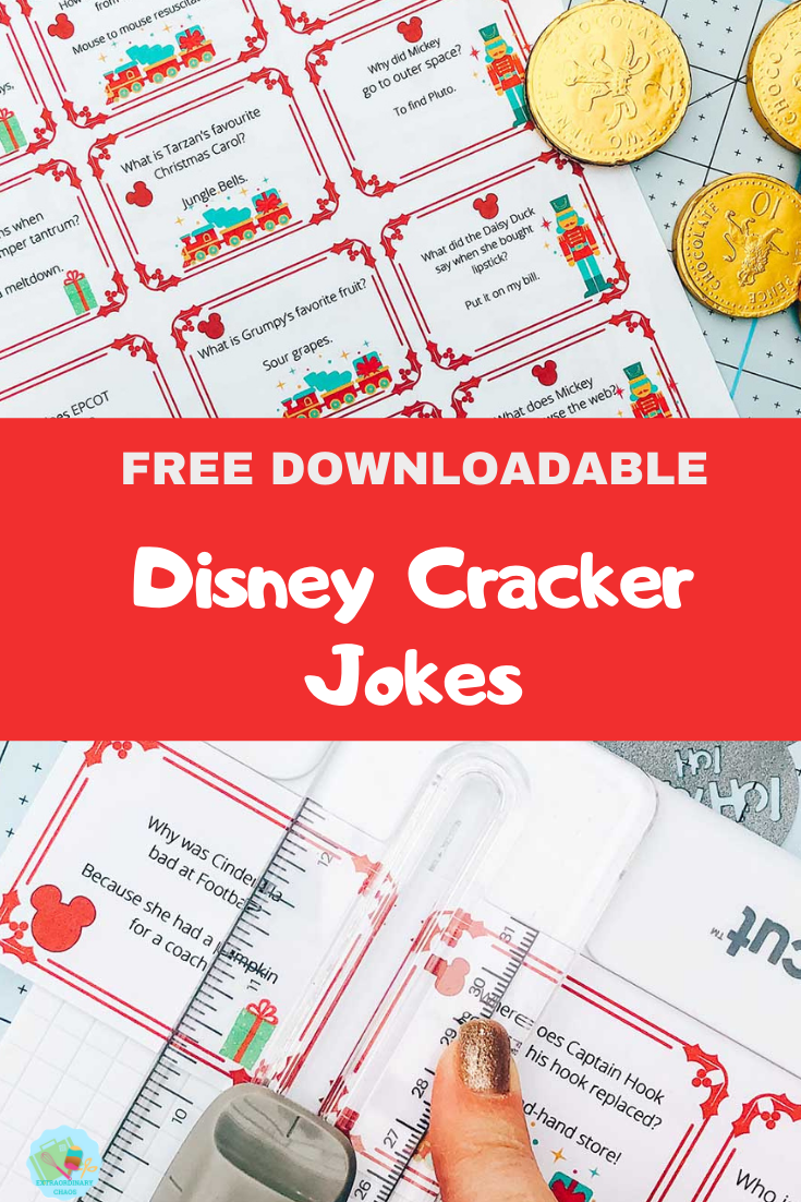 Free Downloadable Disney Themed Christmas Cracker Jokes PDF