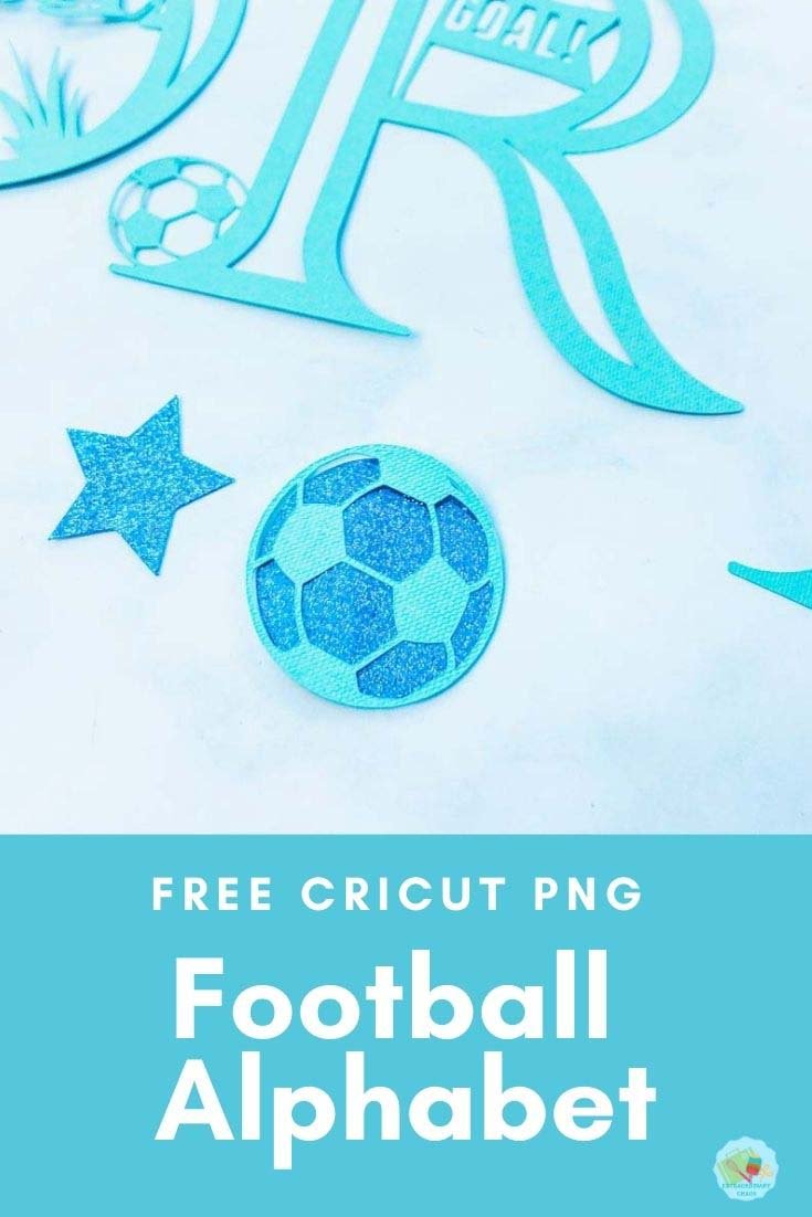 Free Football ALPHABET PNG Template For Cricut Crafts
