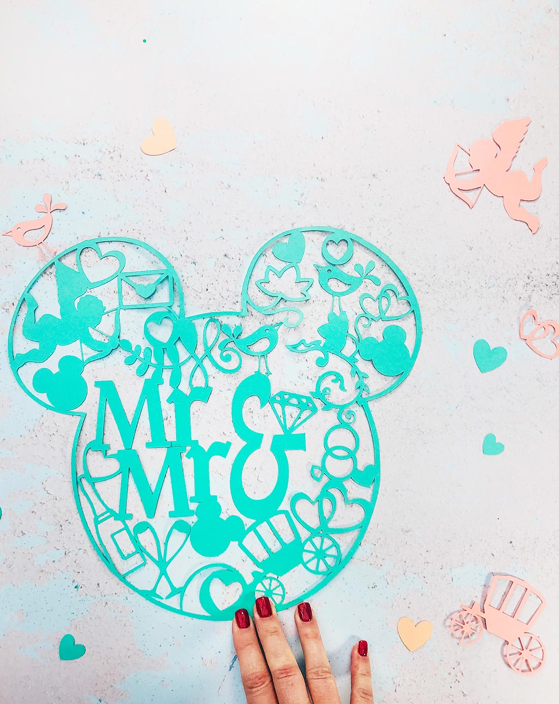 Mickey Mouse Cut File for Grooms