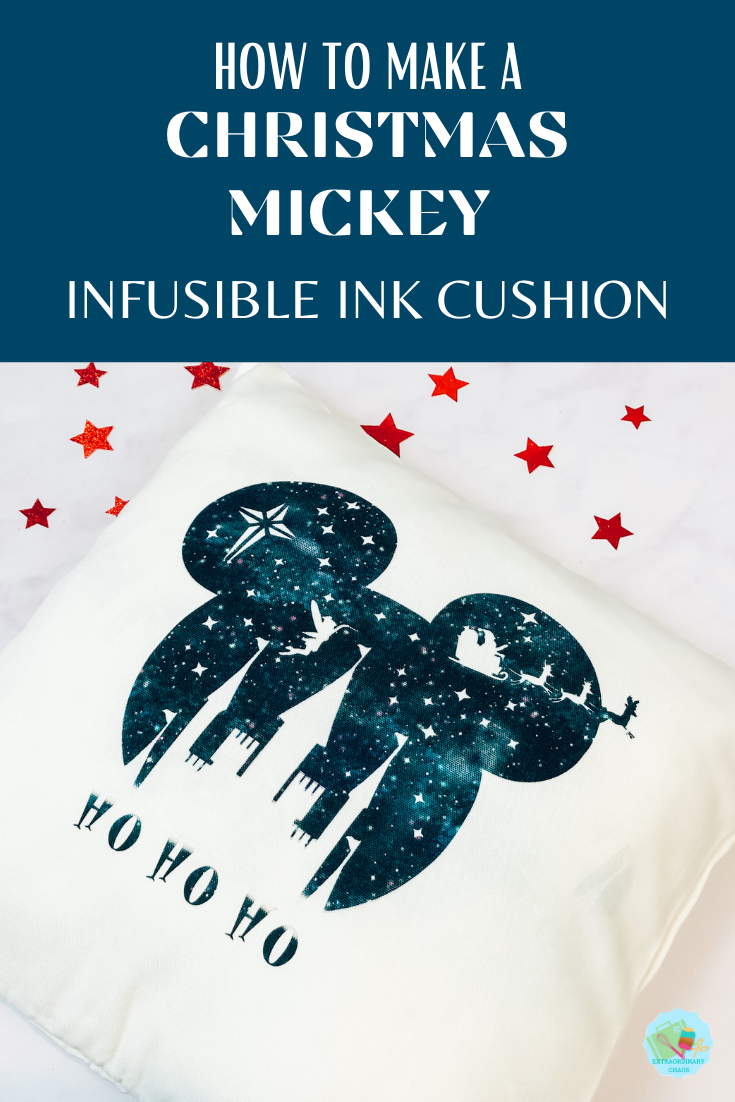 How to make an Infusible Ink Mickey Mouse Cushion