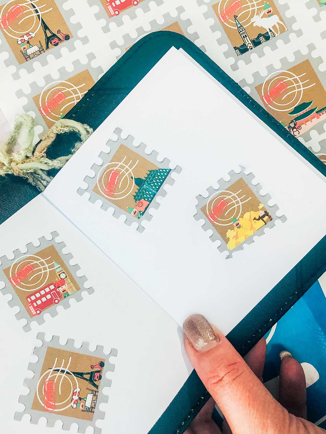 Printable Elf Passport stamps
