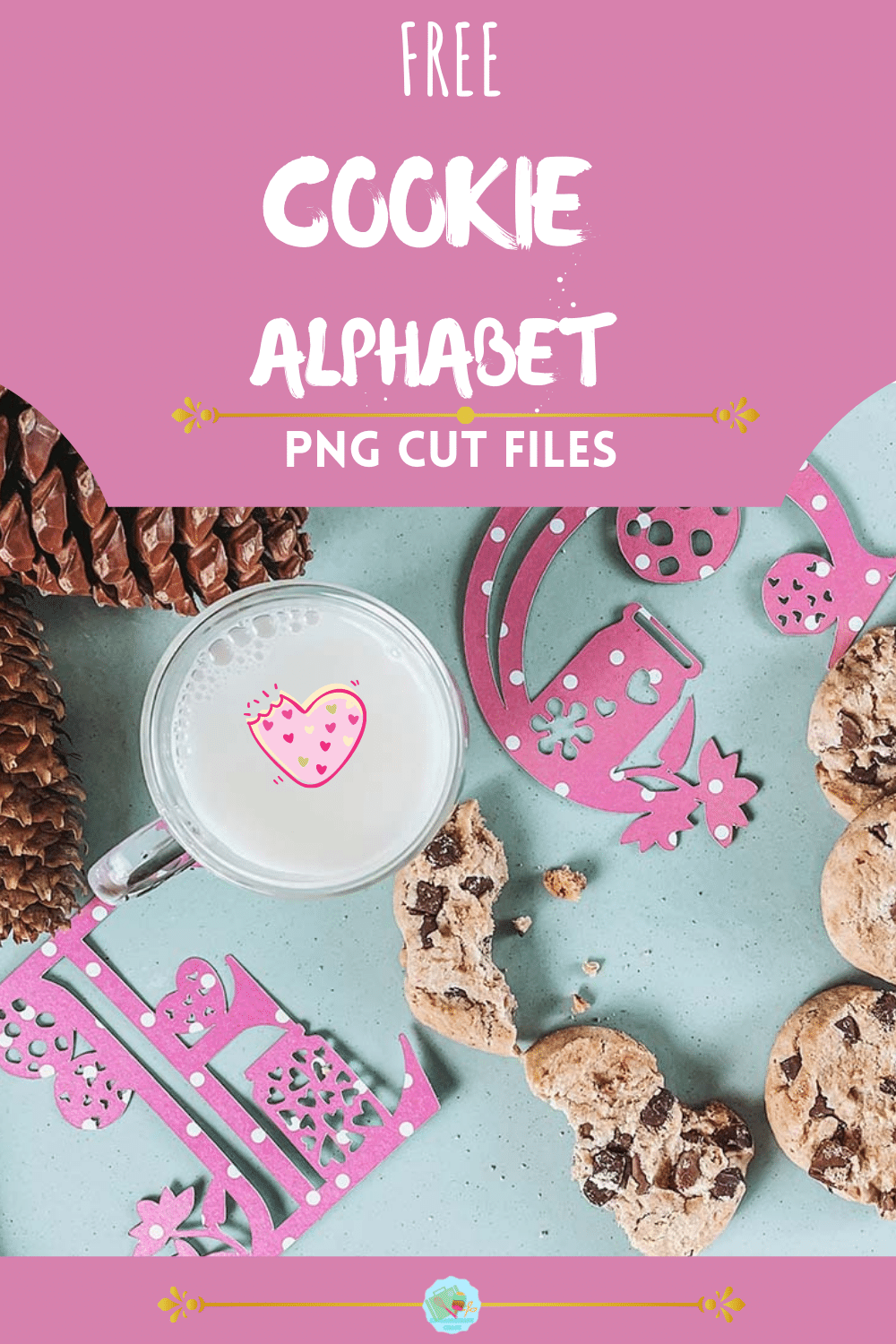 Free Cookie Alphabet Cut Files for Cookie themes Cricut Crafts