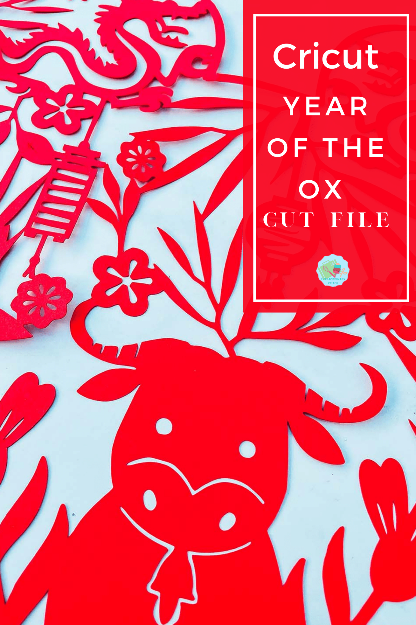 Free Downloadable Mickey Chinese New Year Cut File For Year Of The Ox