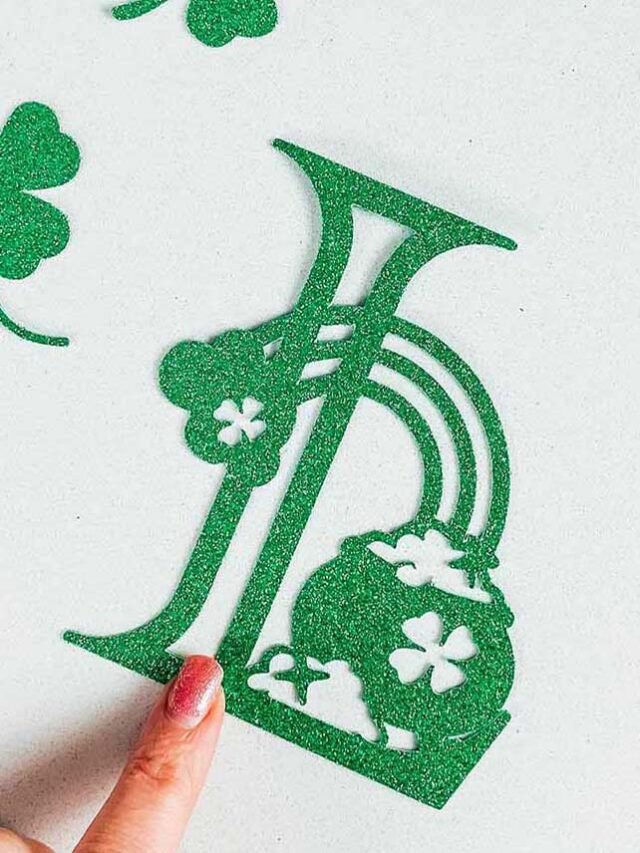 St. Patricks Day Alphabet In Cricut