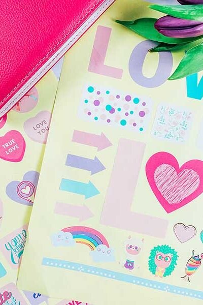 Cover Free Stickers For Valentines Scrapbooking Layouts