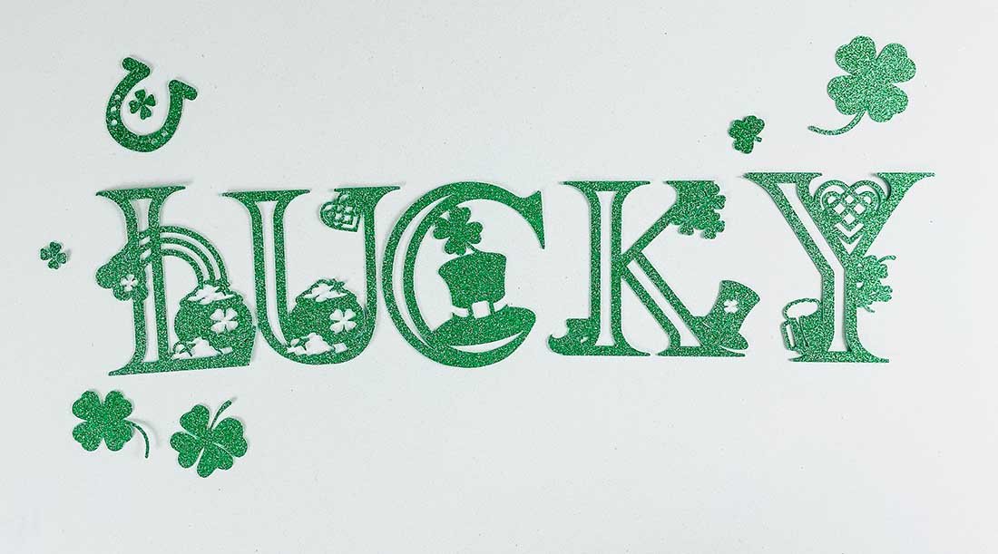 Free St Patricks Day Alphabet for Crafting
