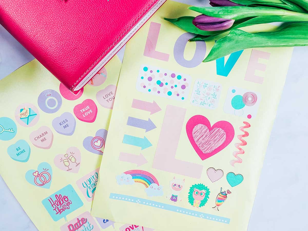 Free Stickers For Valentines Scrapbooking Layouts