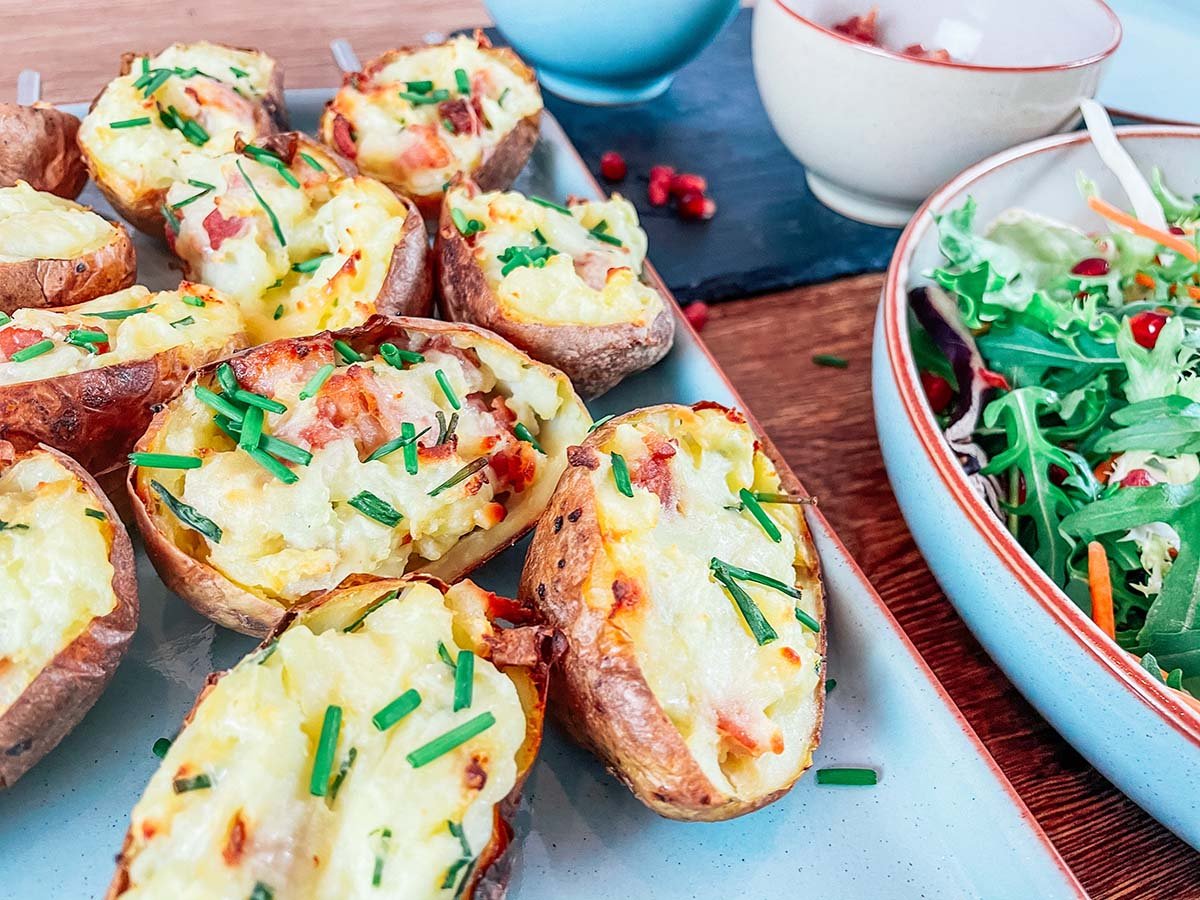 Stuffed Jackets with pancetta and cheese