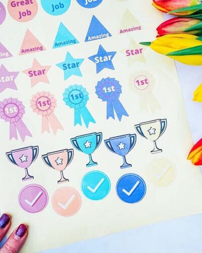 Printable Reward Stickers For Charts And Home School