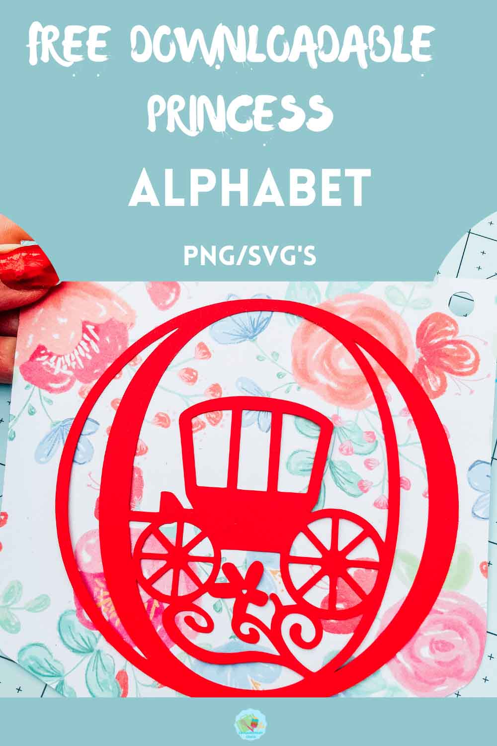 Free PNG_ SVG Princess Alphabet and numbers for scrapbooking and crafting
