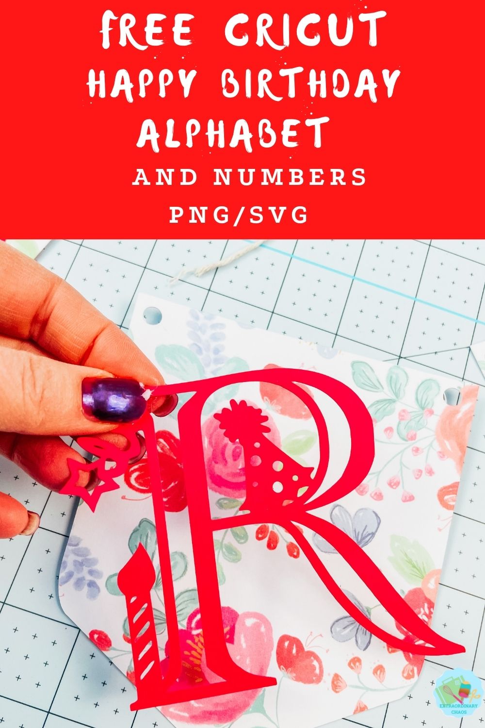 Free downloadable Happy Birthday Alphabet and number template for parties, banners, card making and invitations