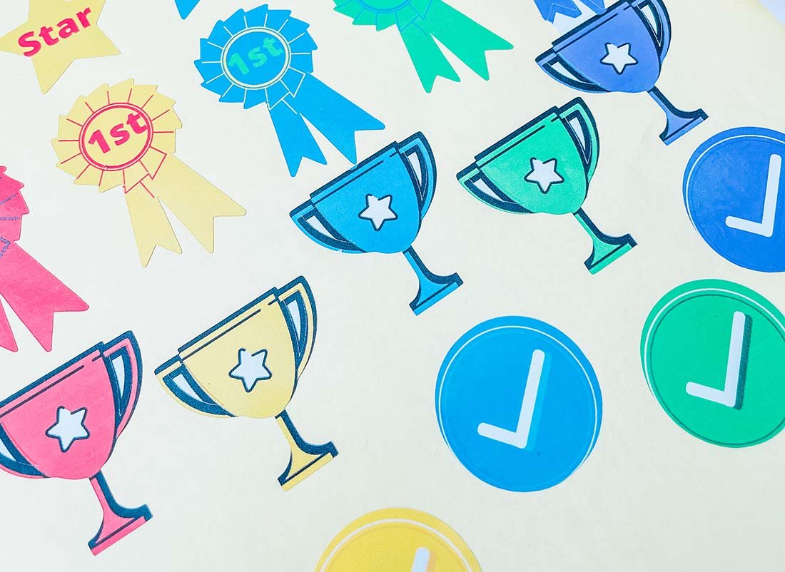 Free printable reward sticker sheets for teachers