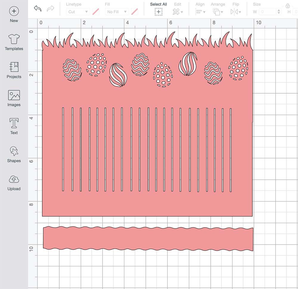 How to size your easter cut file for crafting with kids
