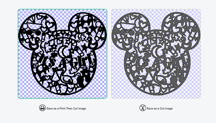 How to upload your Mickey Gender Reveal file to Cricut Design Space