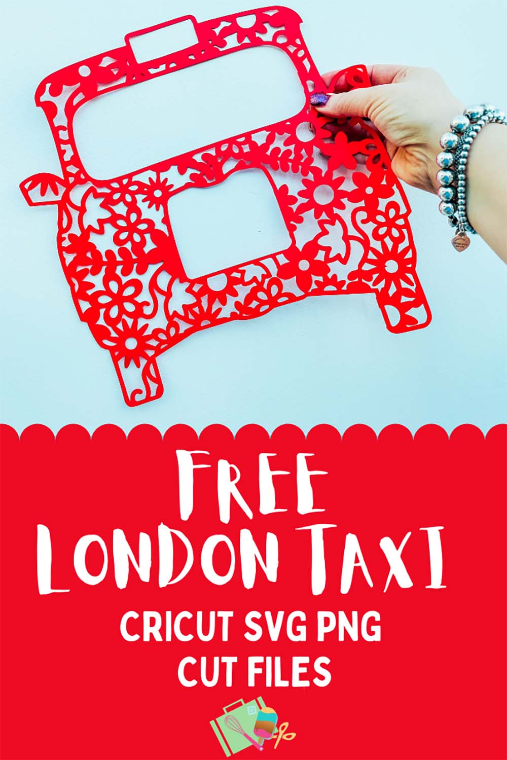 Free London Taxi Cut File SVG PNG For Cricut Crafting and Scrapbooking