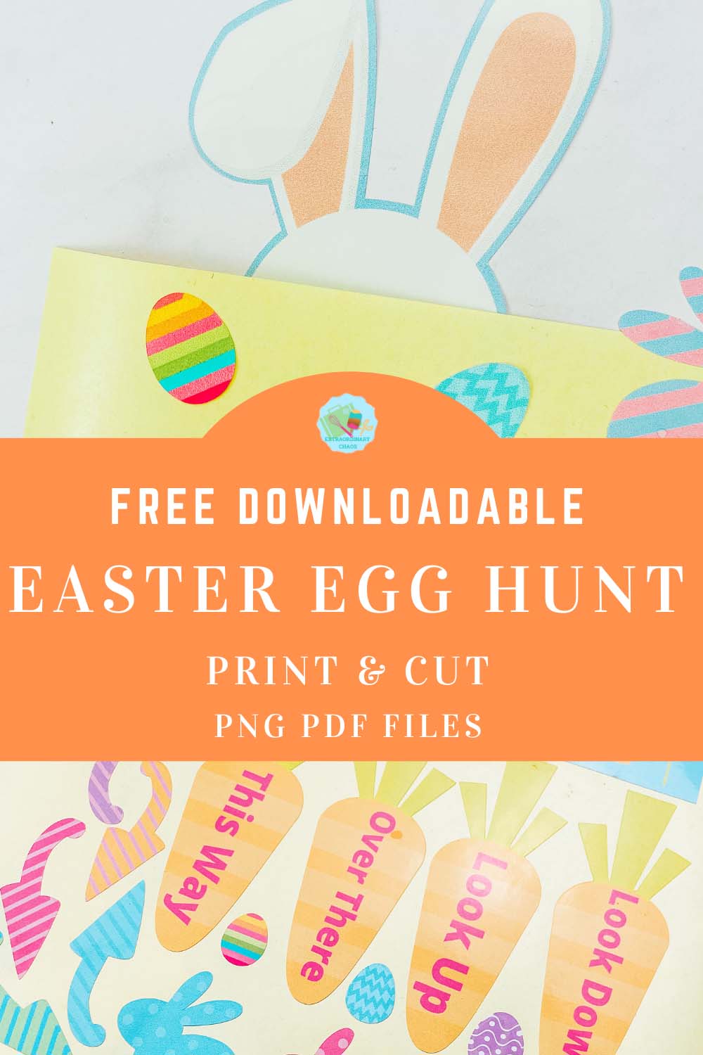 Free downloadable Easter egg hunt stickers to print and cut of cut out by hand-2