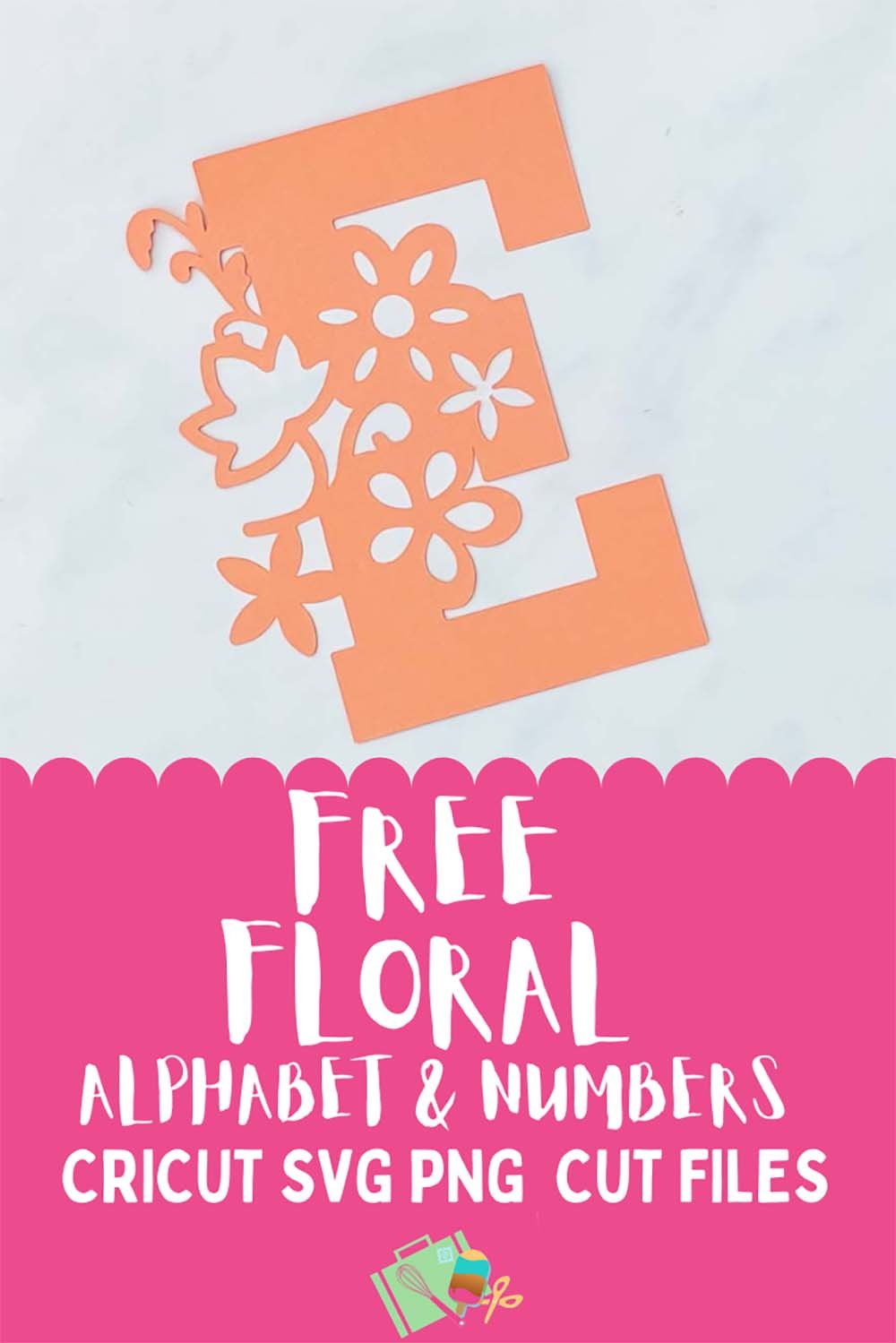 Free floral alphabet SVG PNG For Cricut Crafting and Scrapbooking-2