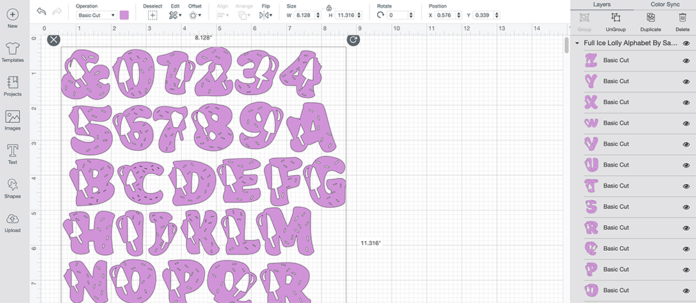 How to add an SVG alphabet to design space