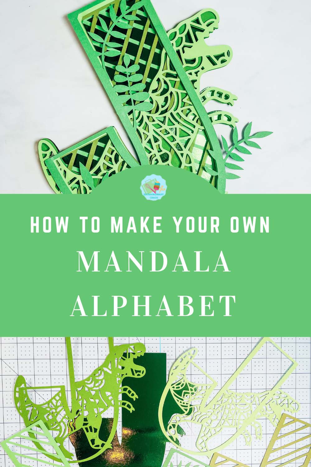 How to design and make a custom mandala alphabet