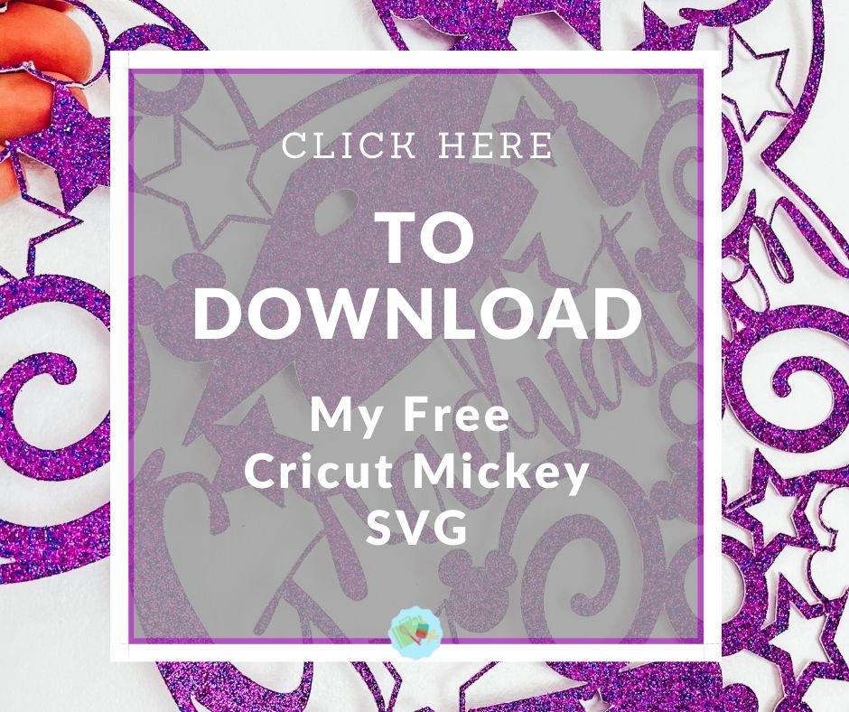Click here to download the Cricut Mickey SVG