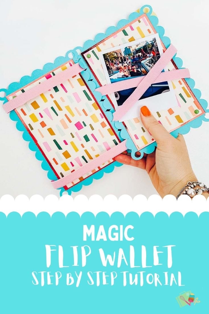 Magic flip Wallet step by step tutorial and free template-2
