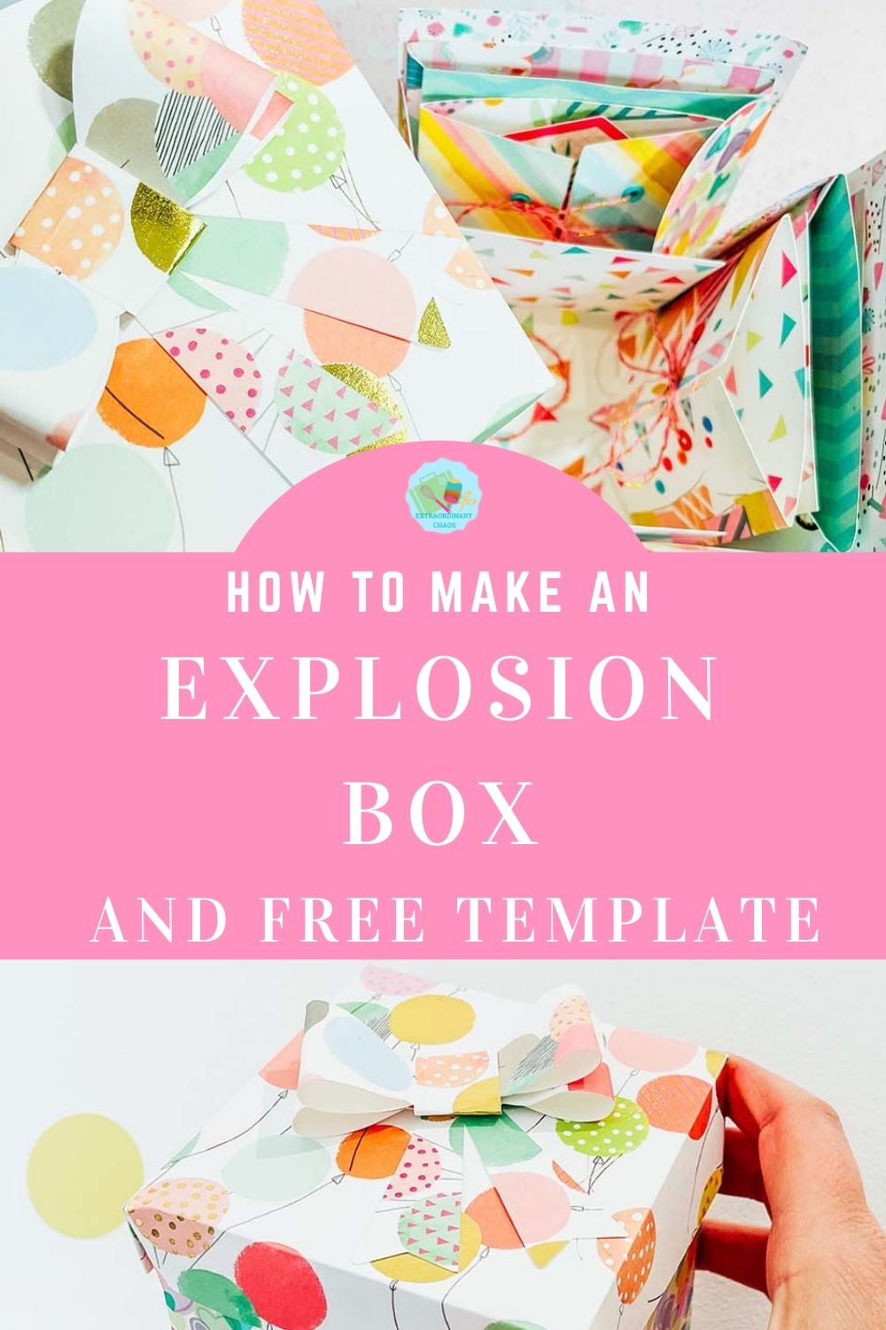 Step by step explosion box tutorial -2