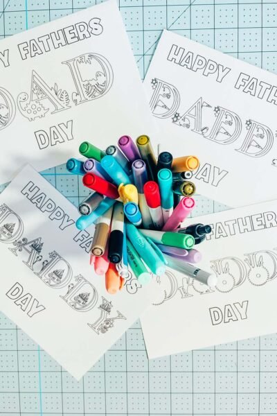 8 Free Themed Printable Fathers Day Cards