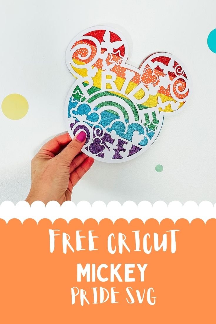 Free Cricut Mickey Pride SVG