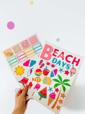 Free Printable Summer Stickers For Cricut And Silhouette