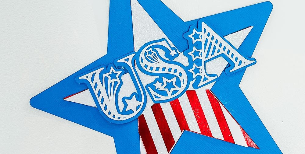 USA Craft project Stars and Stripes SVG
