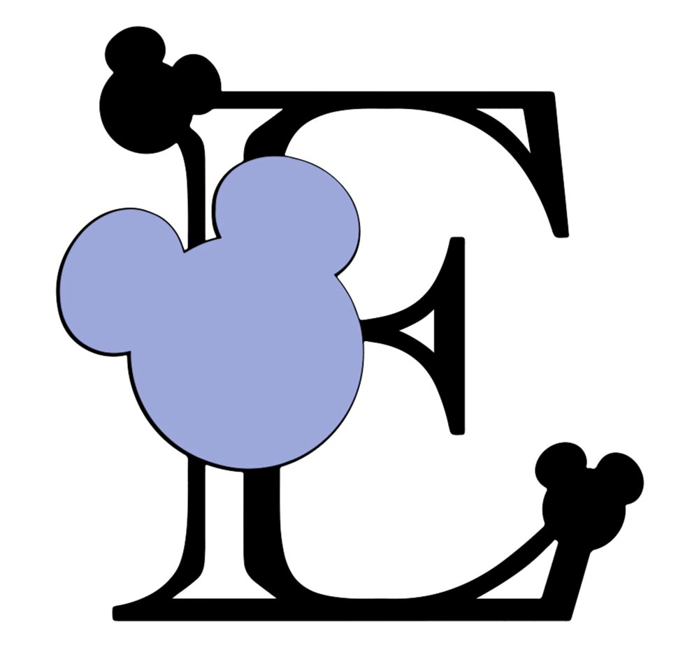 Use the mickey template to size 2 images to use for the shaker_