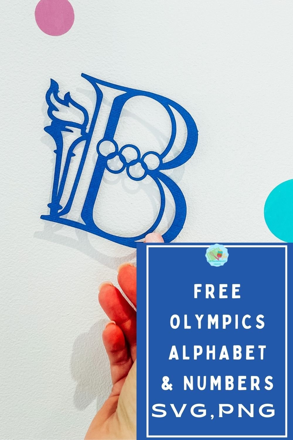 Free Olympics Alphabet and Numbers in SVG and PNG-6