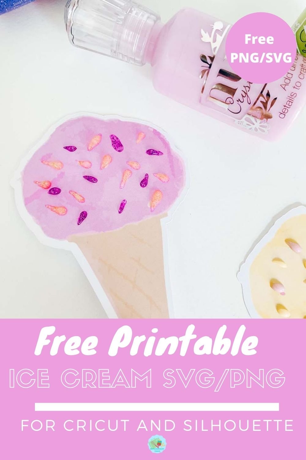 Free Printable Ice Cream SVG for Cricut And Silhouette -2