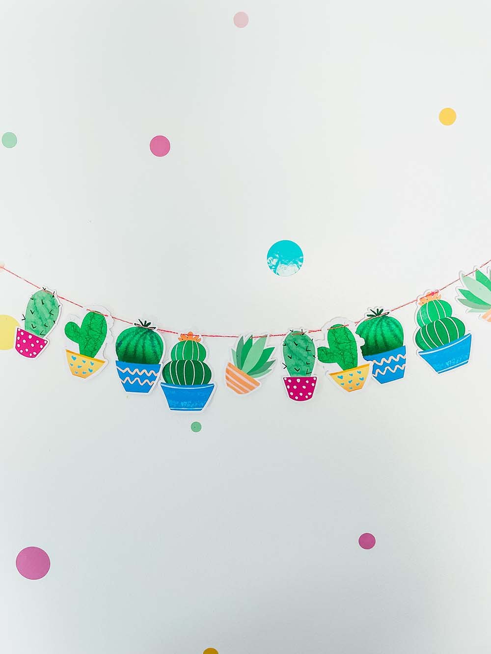 How to make a cactus banner for parties