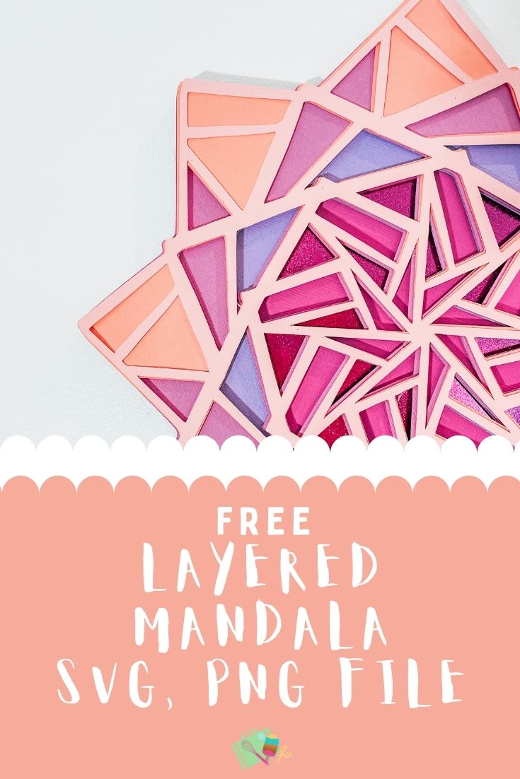 Free Cricut Mandala PNG SVG for crafting -2