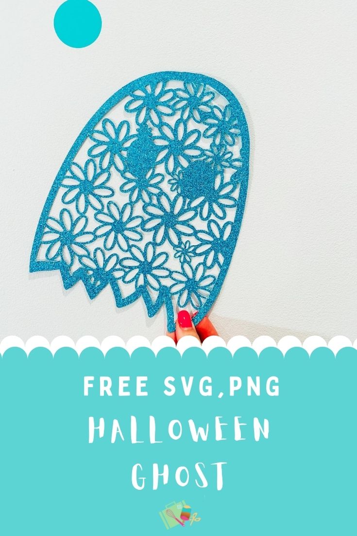 Free printable halloween ghost cut file for Halloween Decorations or cards making-2