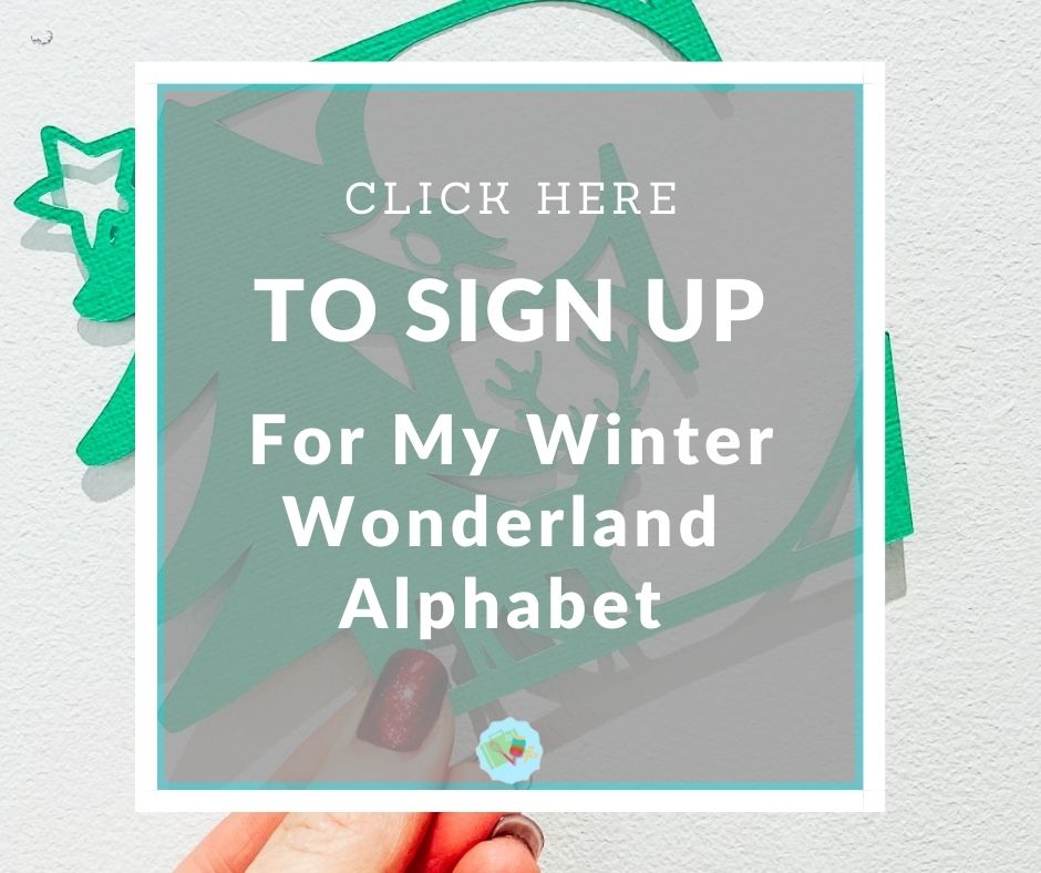Free Winter wonderland alphabet