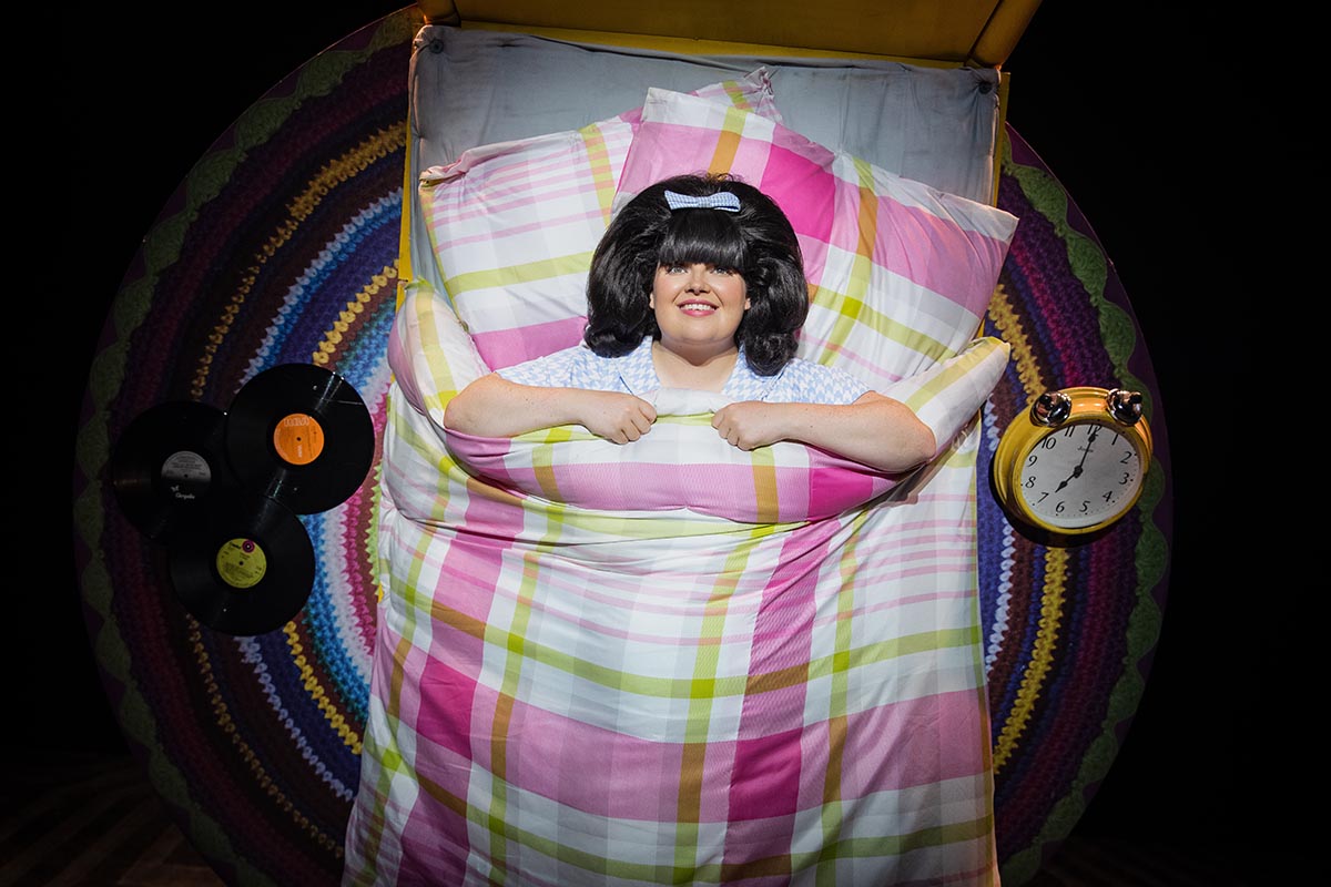 Hairspray UK national tour 2021 Review a Tracey  from Hairspray is in bed listening to to music
