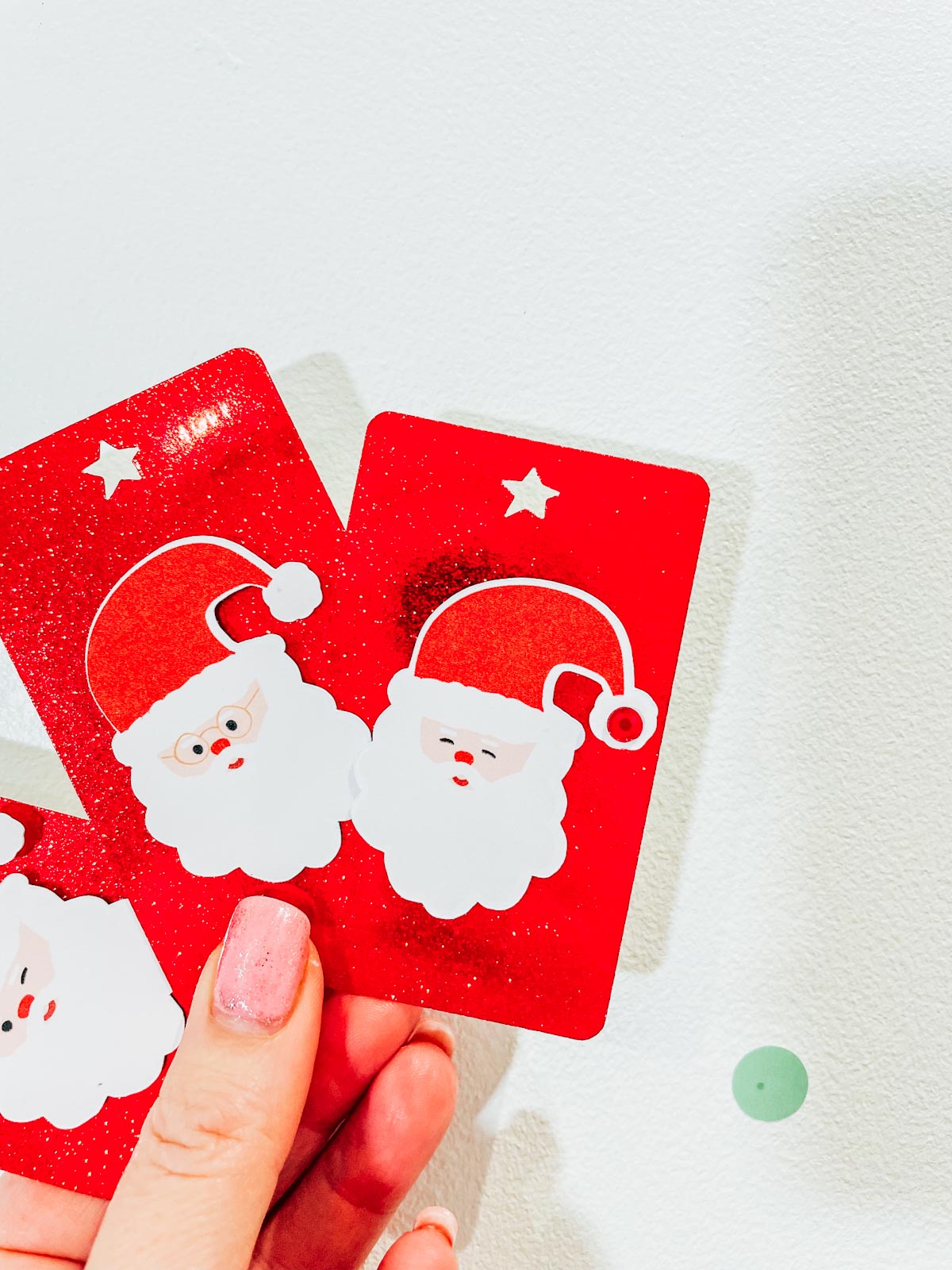 Santa Claus gift tags for Christmas