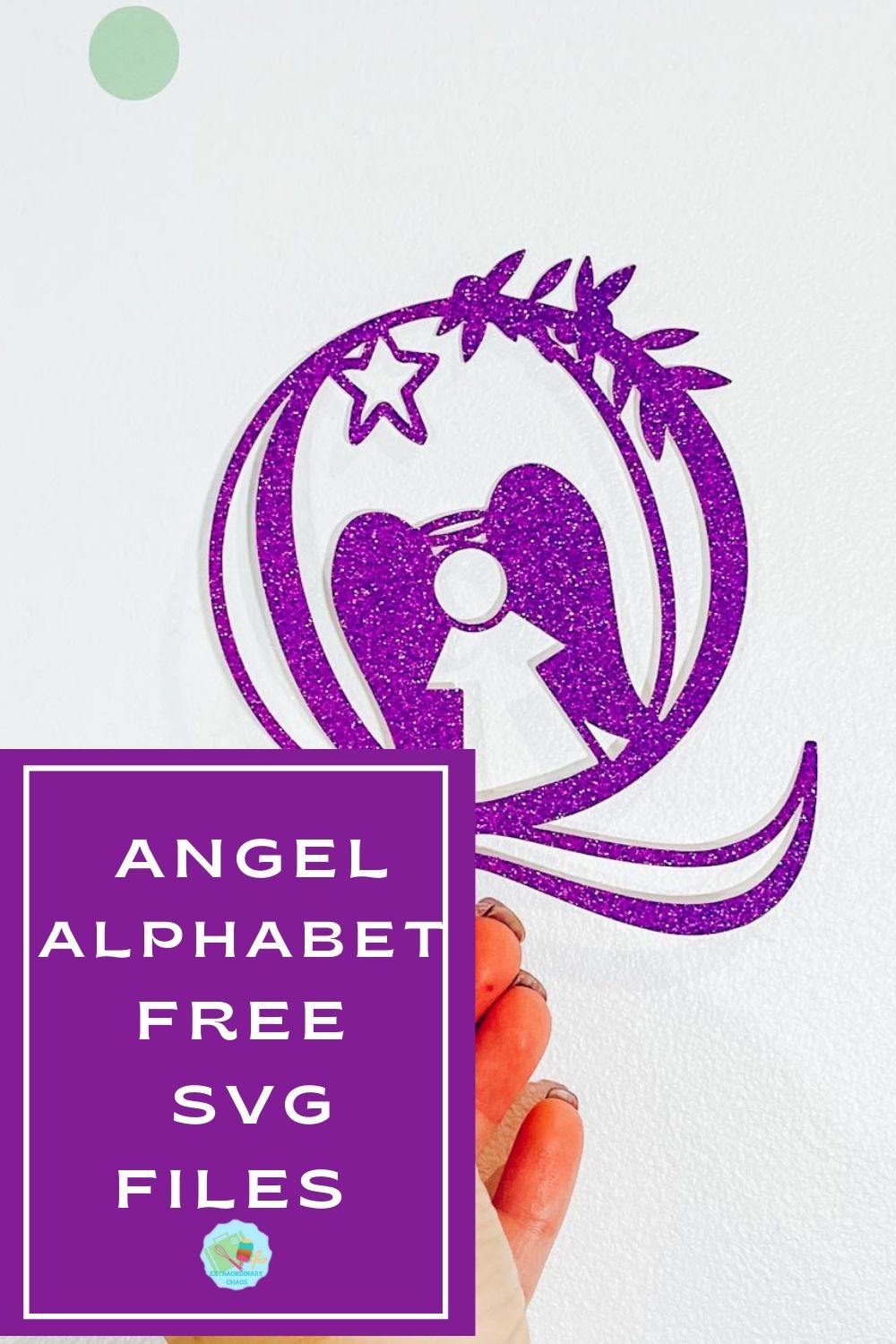 Angel Alphabet Free SVG, PNG files for Crafting with Cricut or Silhouette