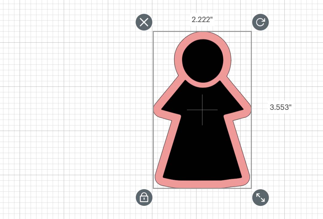 Create an offest of your angel to make an acetate layer
