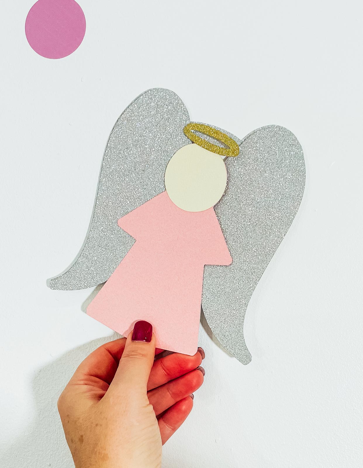 Free Layered Angel SVG For Christmas Crafting With Silhouette
