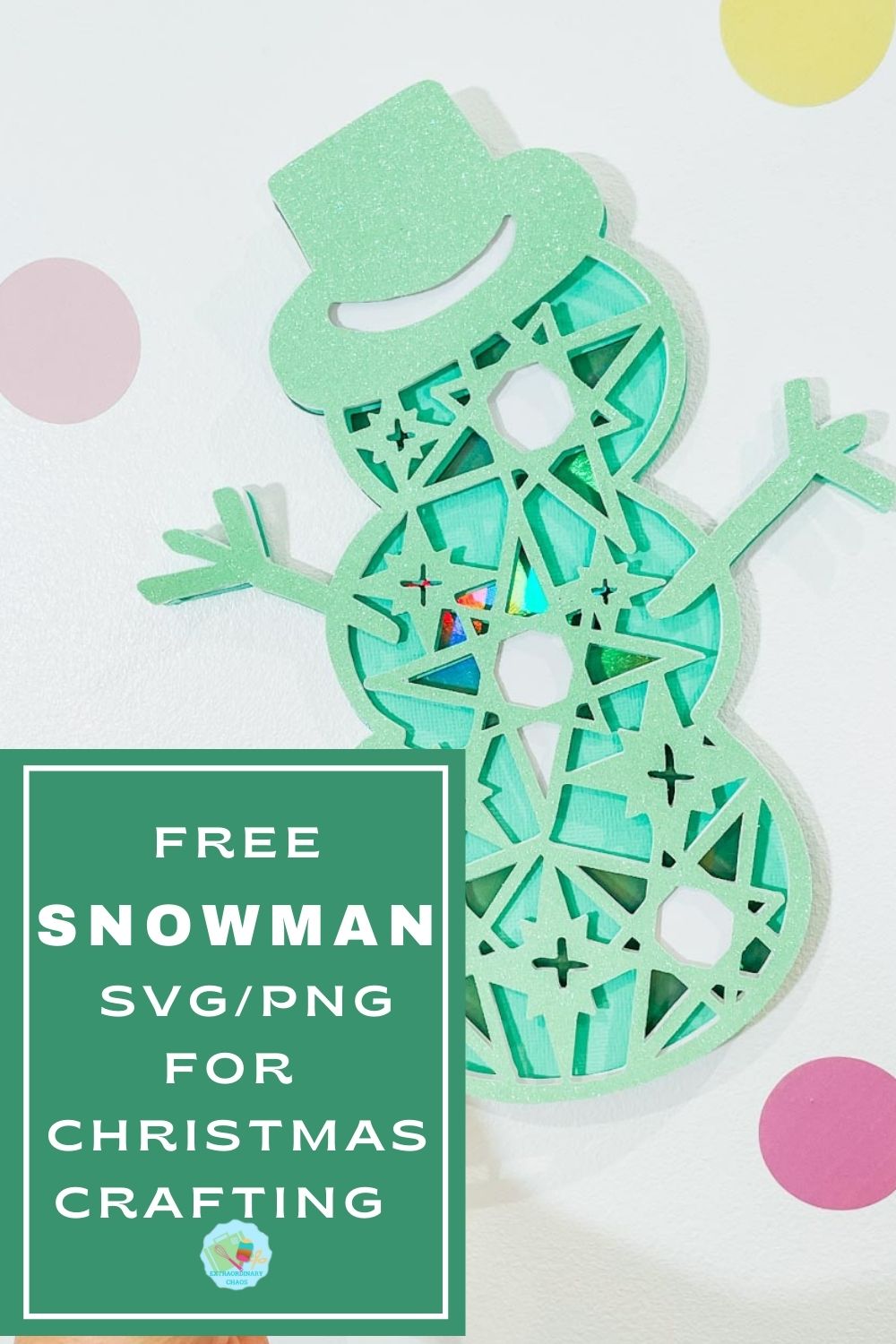 Free Snowman SVG for Christmas Crafting with Cricut and Silhouette to make gifts and cards to sell