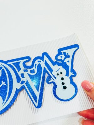 snowman alphabet free svg