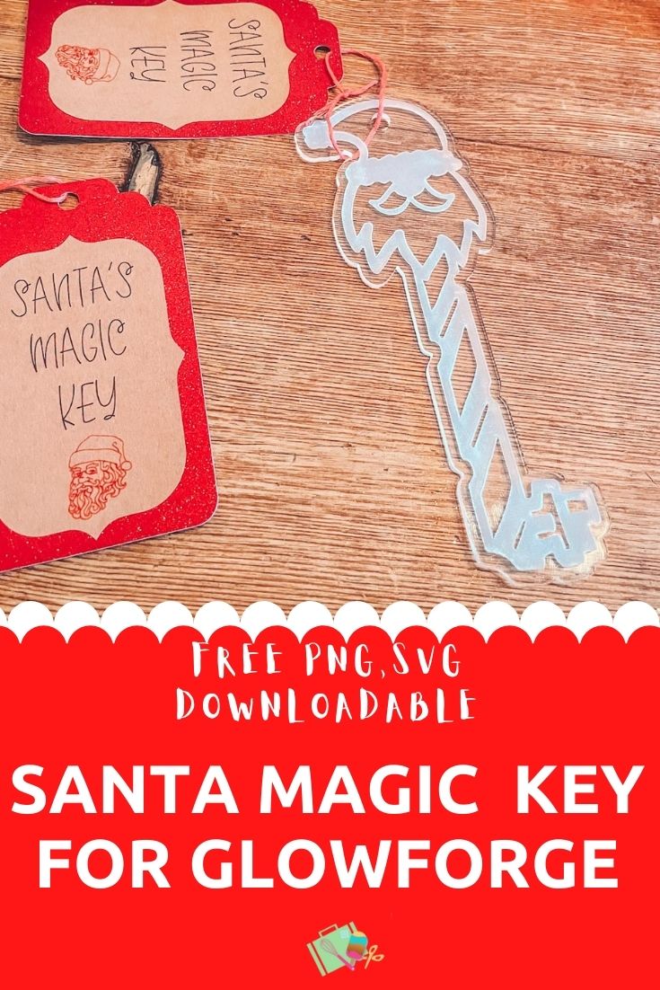 Free Santa magic key SVG Files For Glowforge, Cricut and Silhouette