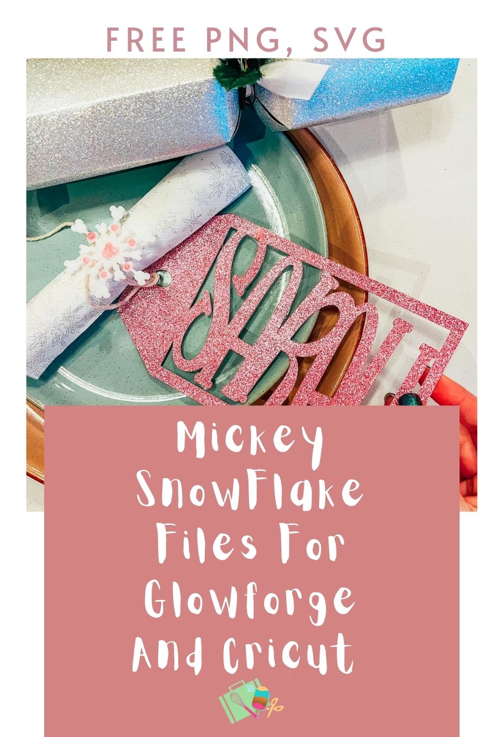 Mickey Glow Forge Napkin Holder and how to make a Cricut Name Tag
