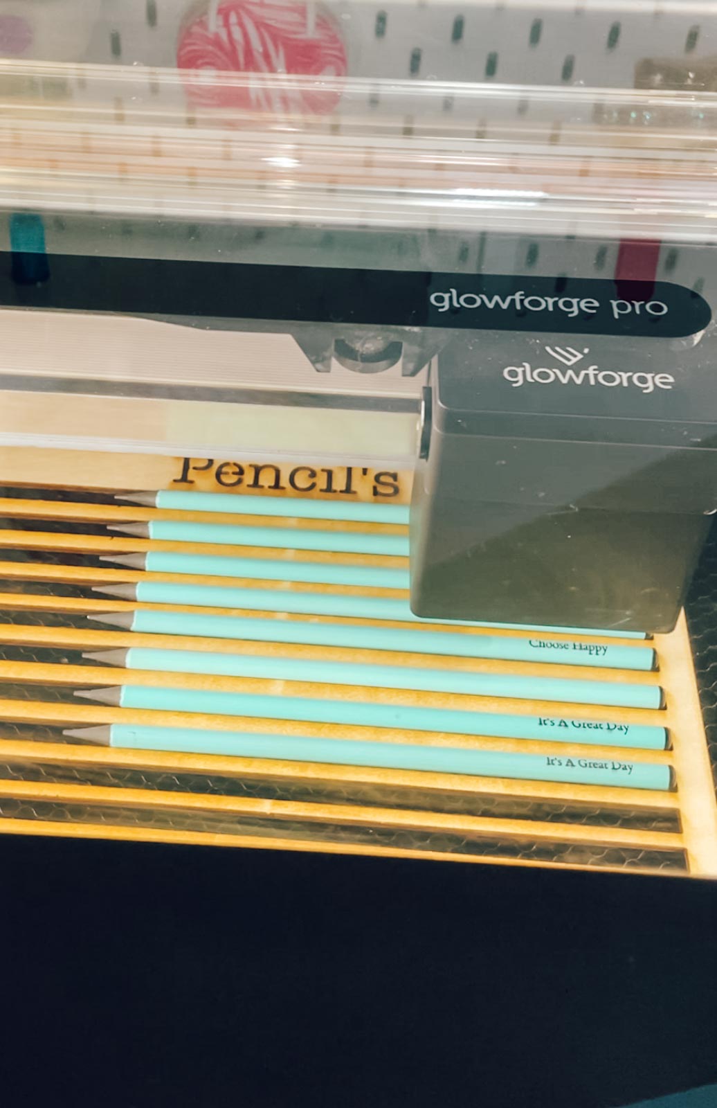 Engraved Pencils With Glowforge And Free Pencil Jig