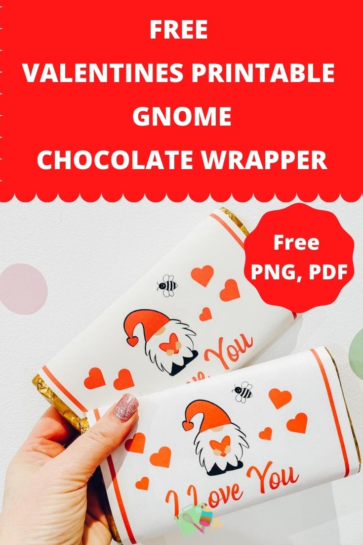 Free Downloads for A Valentines Printable Chocolate Wrapper