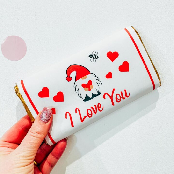 Valentines Printable Chocolate Wrapper