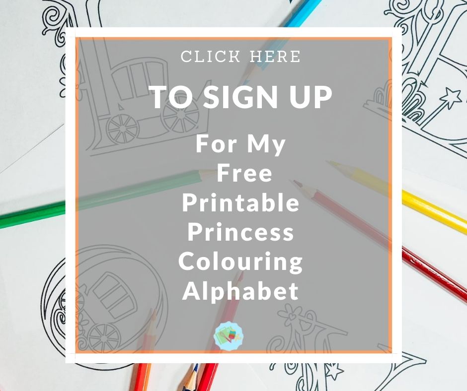Download my princess colouring alphabet